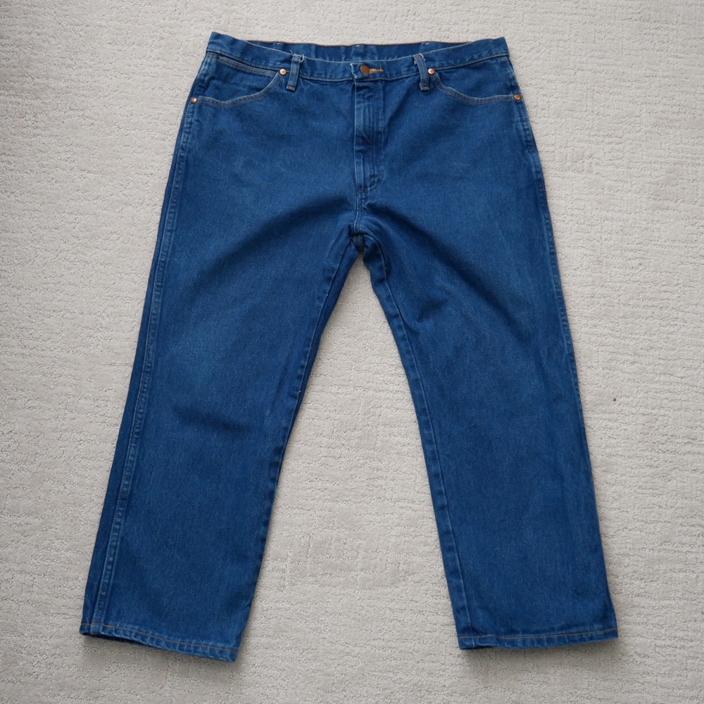 Wrangler 936PWD Cowboy Cut Blue Jeans Mens 38x29 Indigo Denim 936 PWD